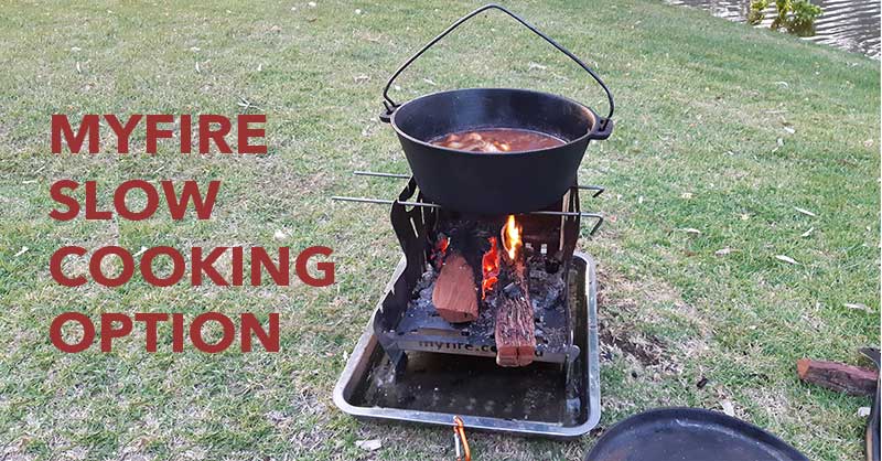MyFire slow cooking option