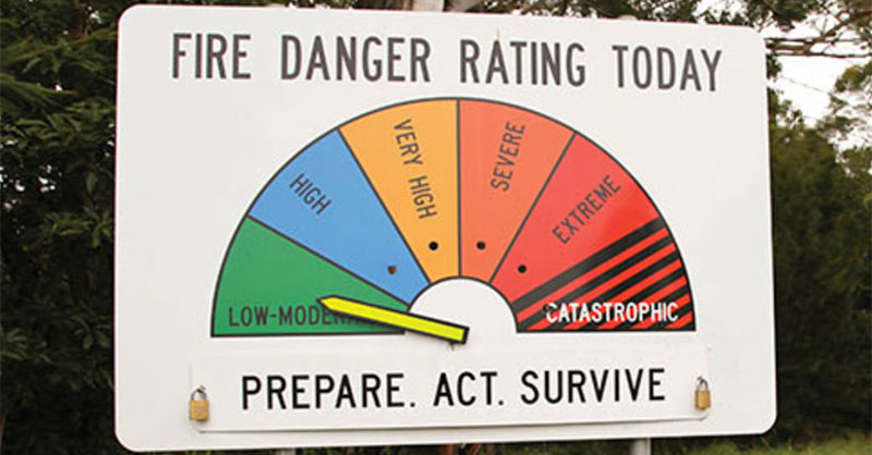 eco-friendly campfire habits start with checking fire danger warnings