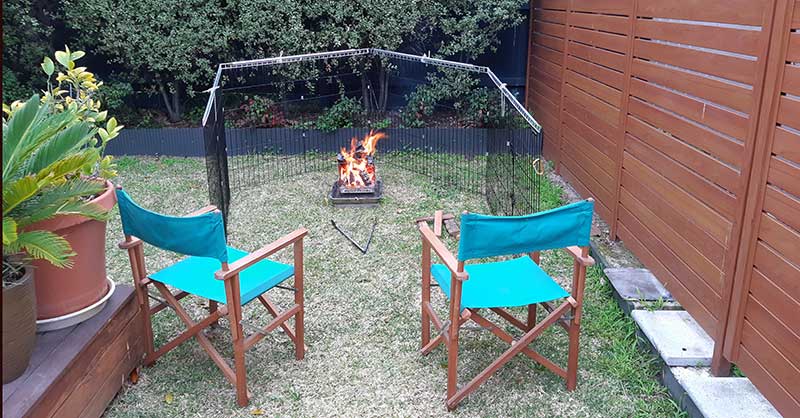 relaxed MyFire times in your backyard